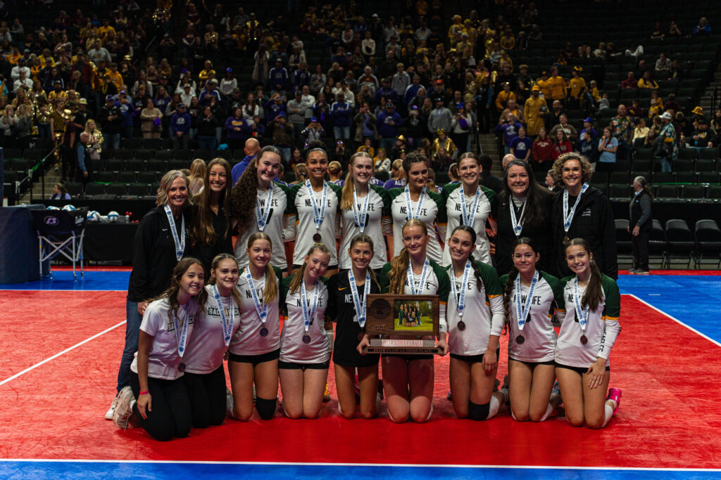 NLA Girls Varsity Volleyball Win Third Place at State 2025-2026 Tournament with Reverse Sweep